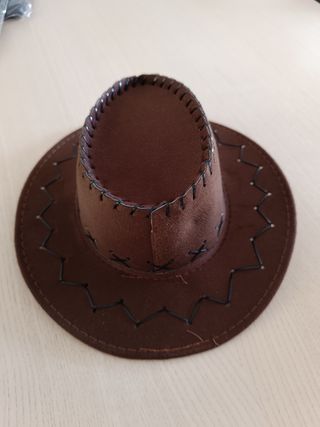 Chaleco y sombrero cowboy 