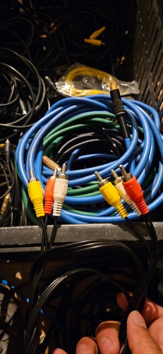 Lote de cables y conectores