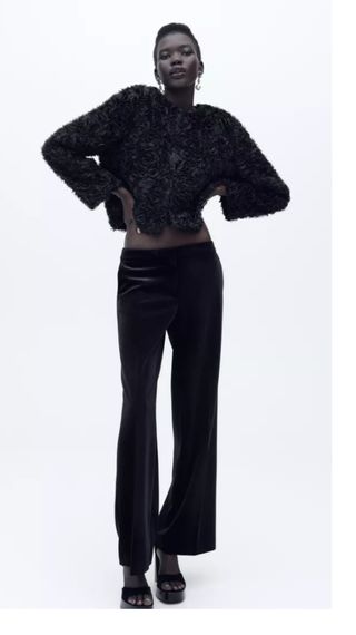Cazadora textura Zara 