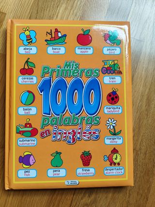 Libro Mis primeras 1000 palabras en inglés.