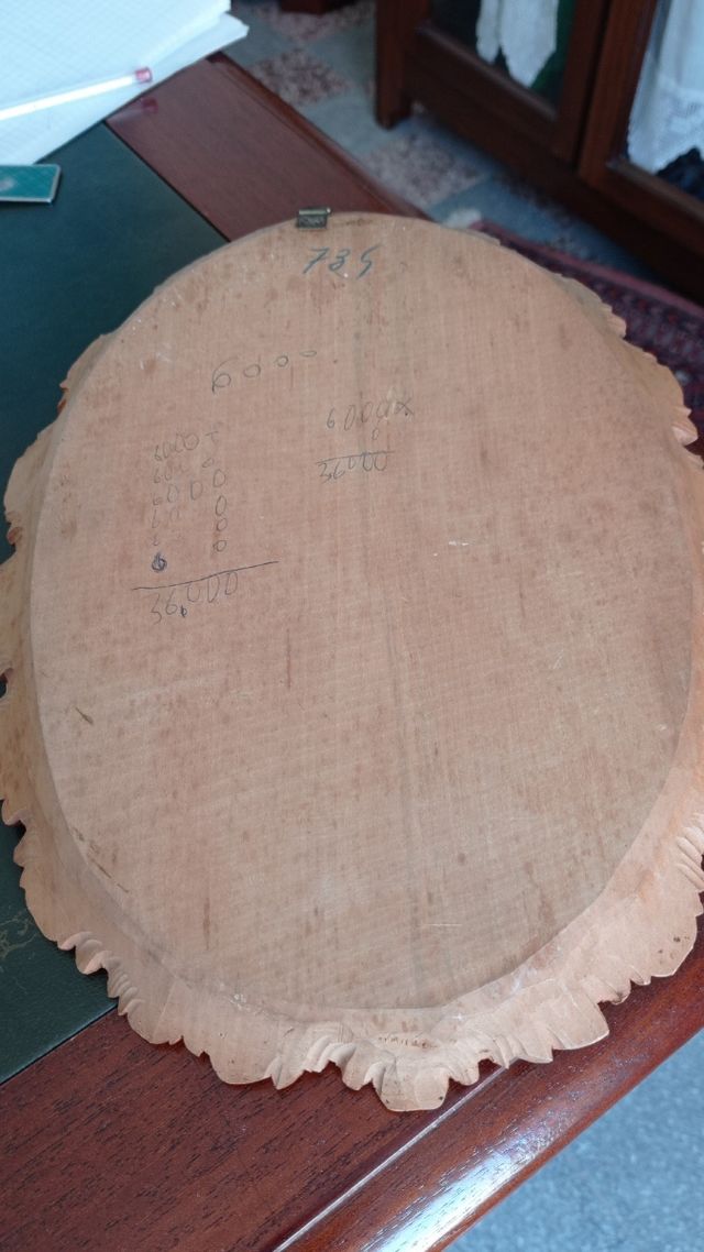 SCULTURA IN LEGNO MADONNA vintage