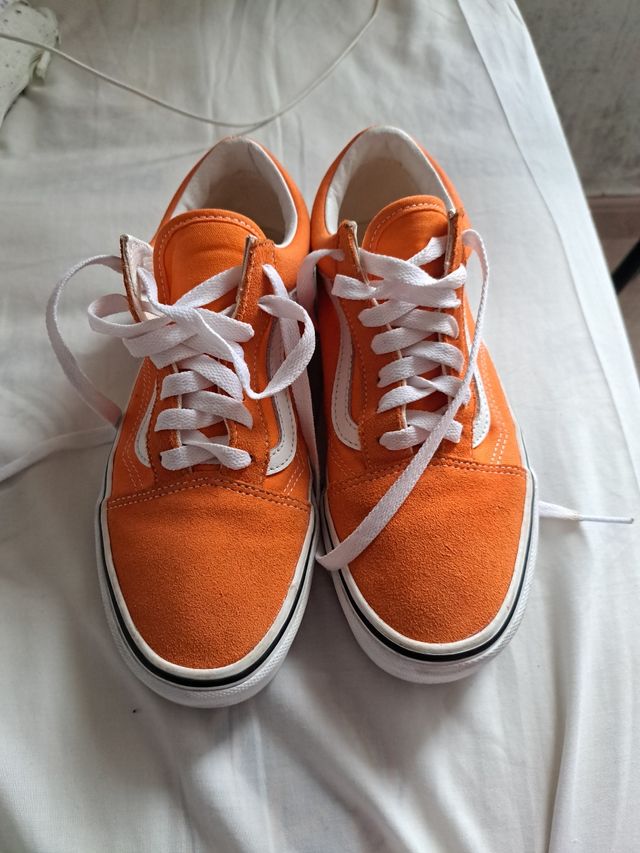 SCARPE DA GINNASTICA ARANCIONI VANS OLD SKOOL