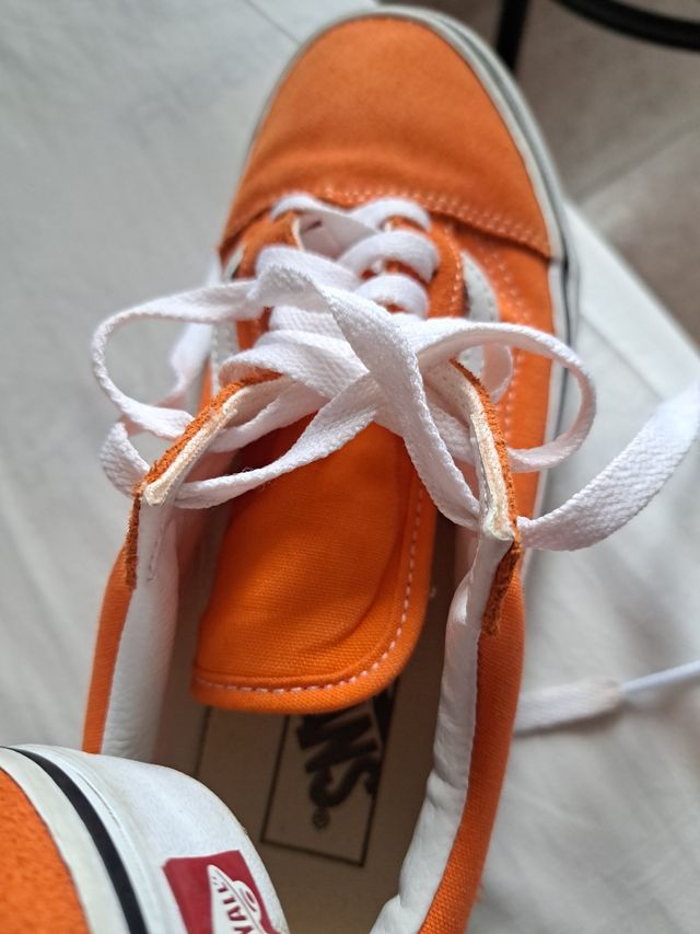 SCARPE DA GINNASTICA ARANCIONI VANS OLD SKOOL
