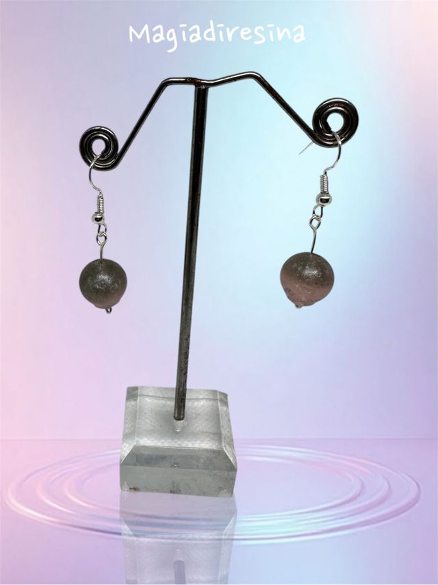 Orecchini handmade bicolore