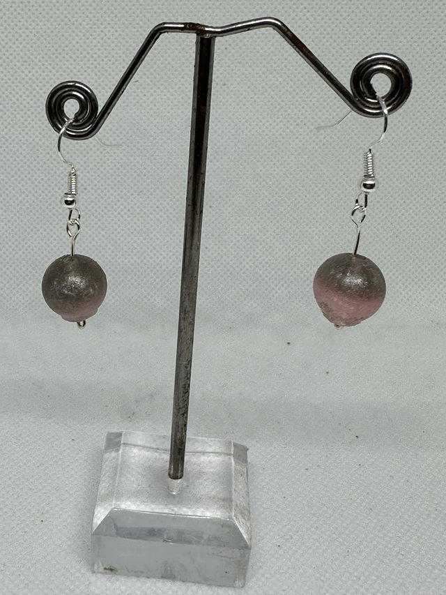 Orecchini handmade bicolore