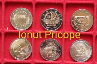 6 monete 2 euro