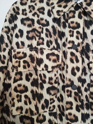 Sobrecamisa leopardo Zara 
