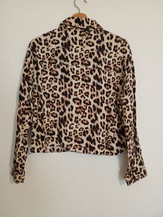 Sobrecamisa leopardo Zara 