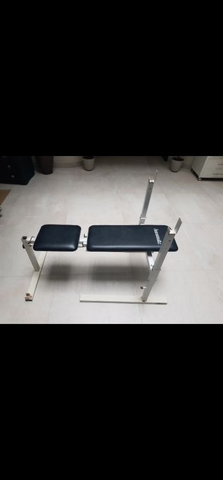 Banco de pesas y abdominales