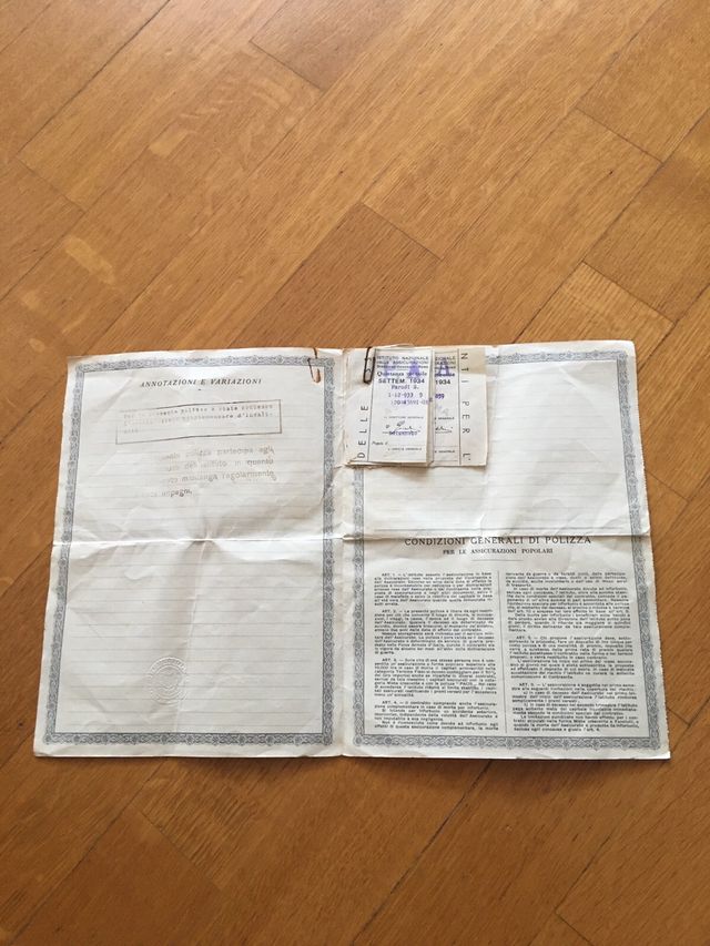 Polizza operaia del 1933