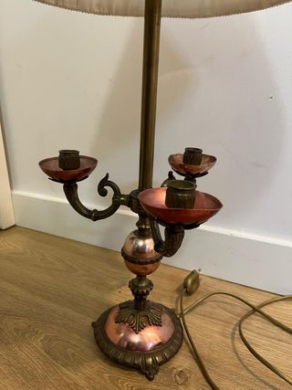 Lámpara con candelabro