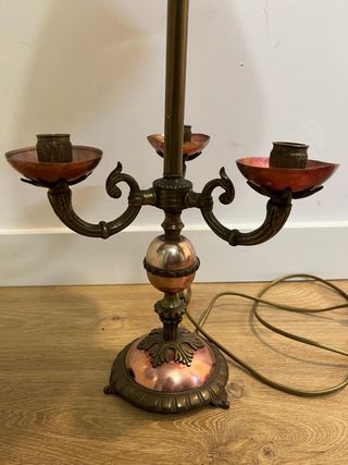 Lámpara con candelabro