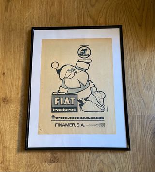 Telaio per trattori natalizi Fiat vecchio