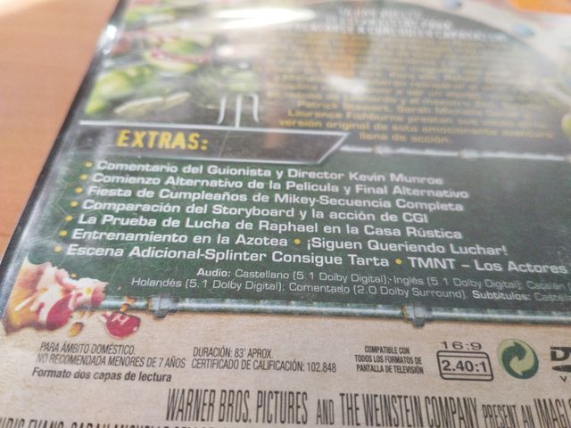 Tortugas ninjas. TMNT. Jóvenes mutantes.