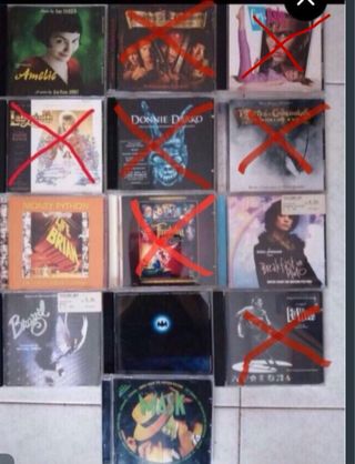Lote CDs bandas sonoras BSO