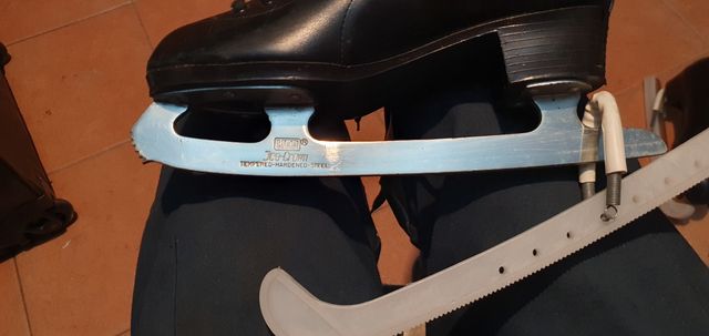 Patines sobre hielo profesionales