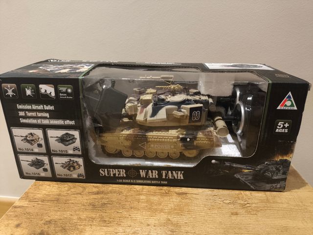 Tanque rc.dispara bla.