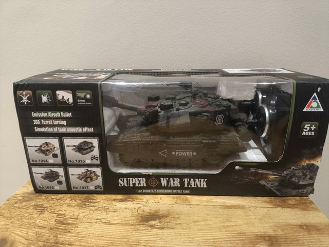 Tanque rc,dispara bolas.