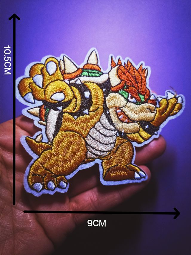 Parches bordados Browser Mario kart