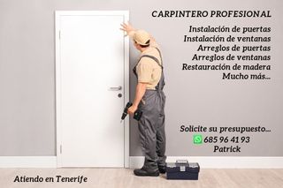Instalador de puertas profesional 
