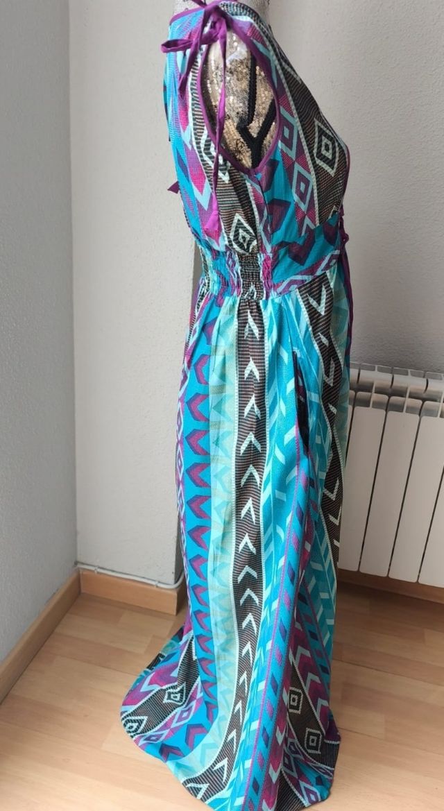 Vestido lago abstracto