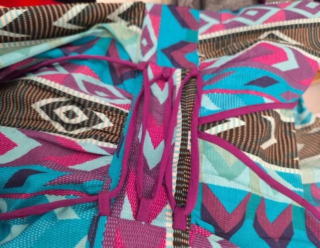 Vestido lago abstracto