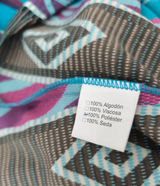 Vestido lago abstracto