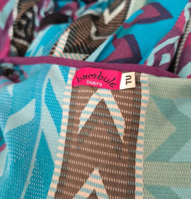 Vestido lago abstracto