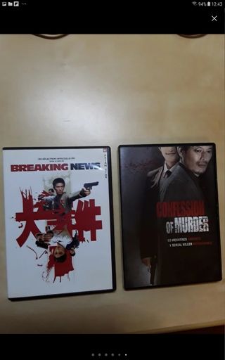 Lote de películas en francés en DVD y blue-ray.