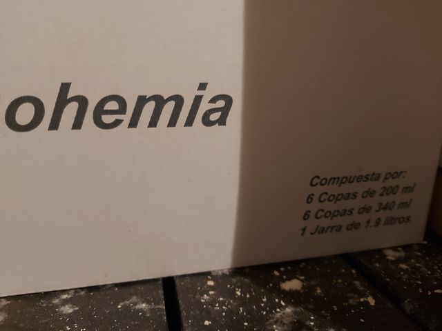 Cristalería de Boemia, a estrenar