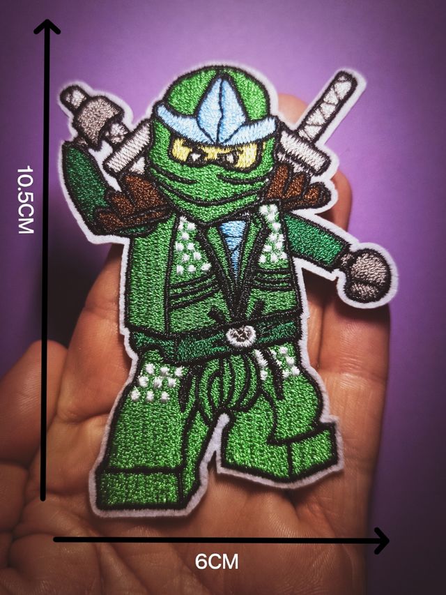 Parches bordados Ninja Lego