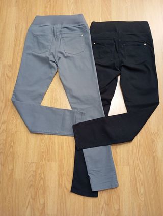 Lote vaqueros premamá talla 38