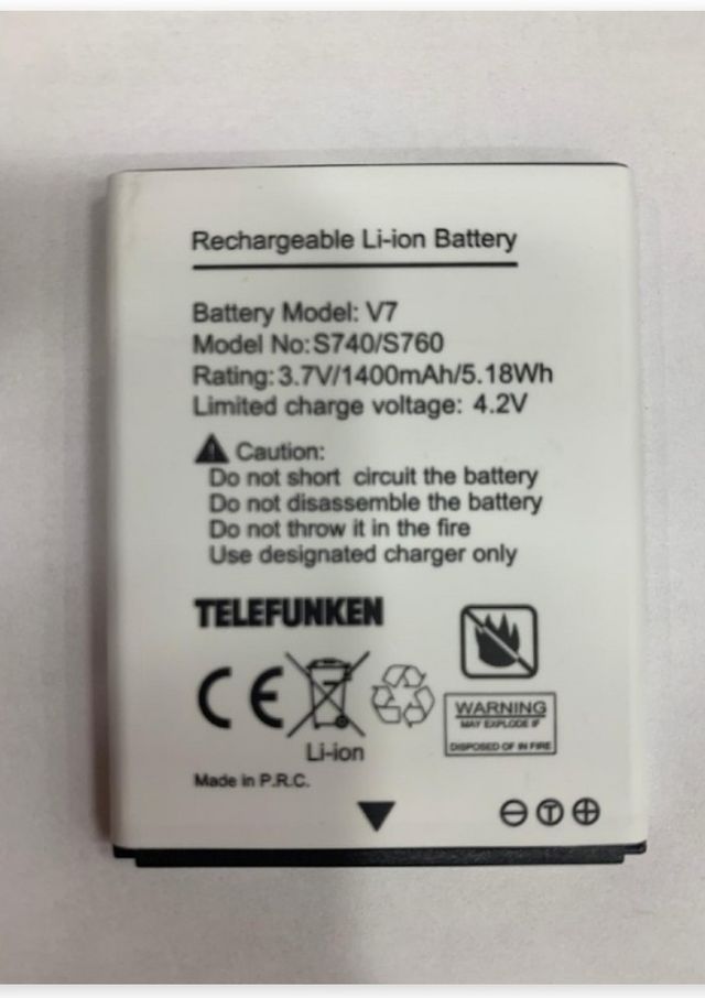 Bateria original telefunken s740 y s760