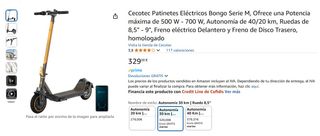 Patinete electrico cecotec