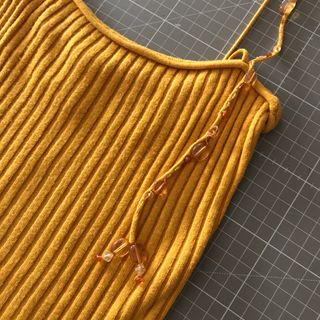 Camiseta Mango tirantes con abalorios – Talla S