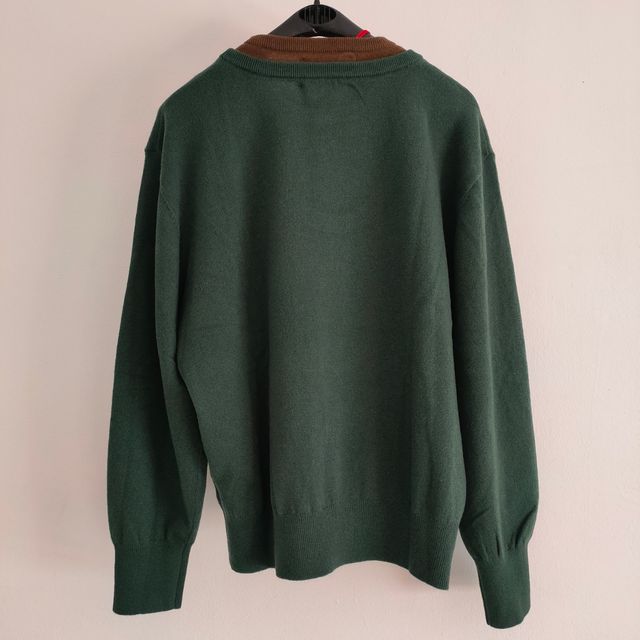 Jersey lana, bicolor