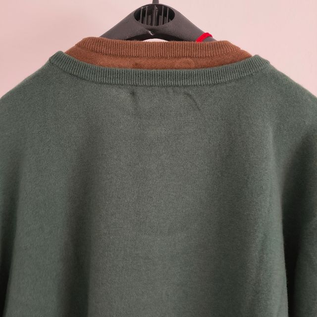 Jersey lana, bicolor