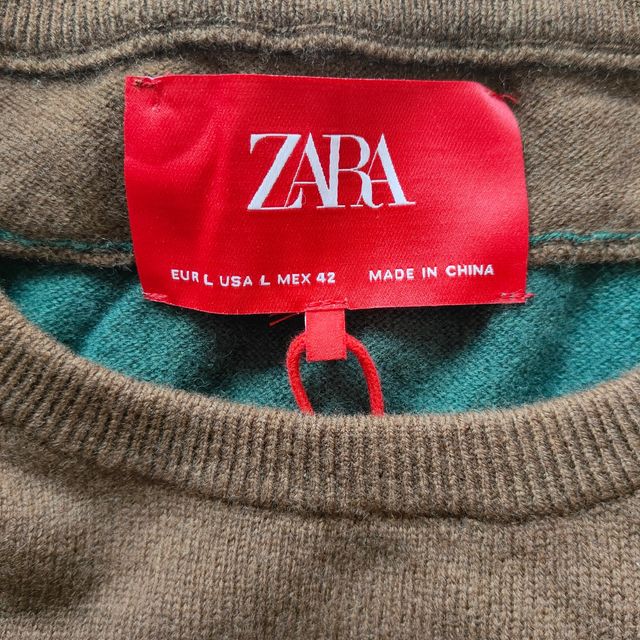 Jersey lana, bicolor