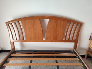Cama 135 cm con cabecero y somier