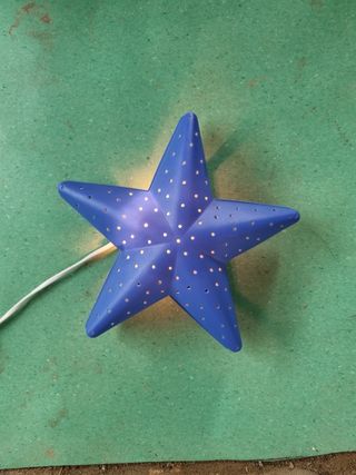 Lámpara luz niños estrella