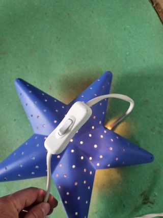 Lámpara luz niños estrella