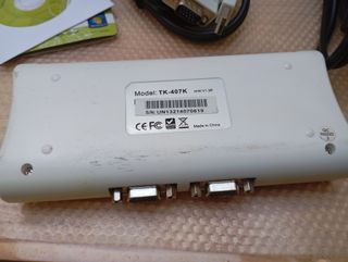 Kit de KVM switch USB de 4 puertos