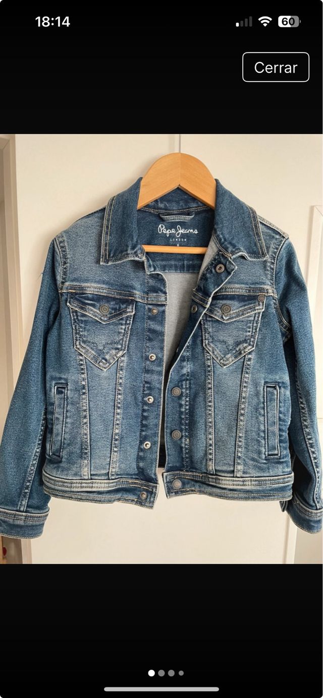 cazadora vaquera niño