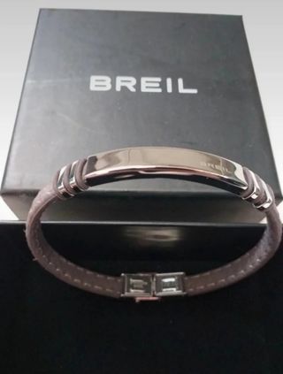 Braccialetto Breil acciaio e pelle