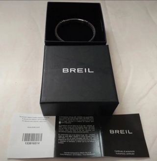 Braccialetto Breil acciaio e pelle