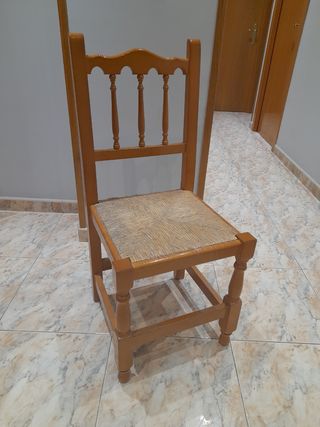 Mesa rústica cocina y sillas de regalo