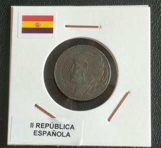 5 Céntimos 1937 - II República Española 