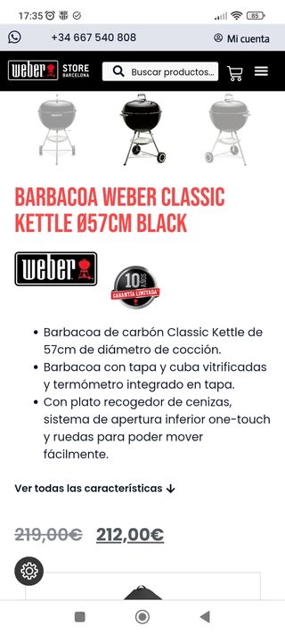 Barbacoa Weber 