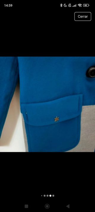 Chaquetón azul, de Kling