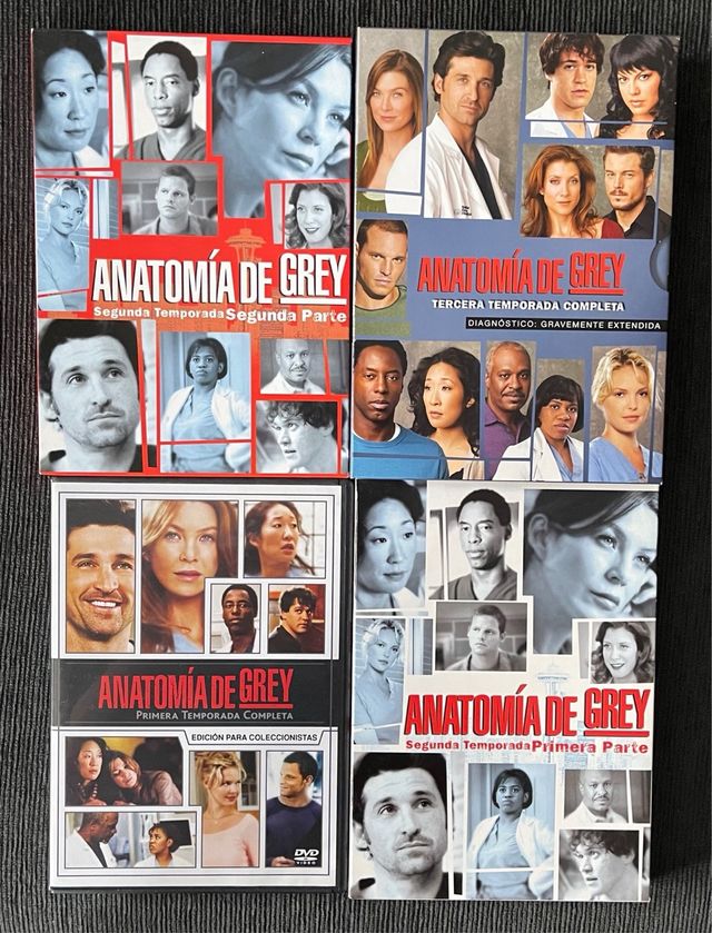 DVDs ANATOMIA DE GREY coleccion